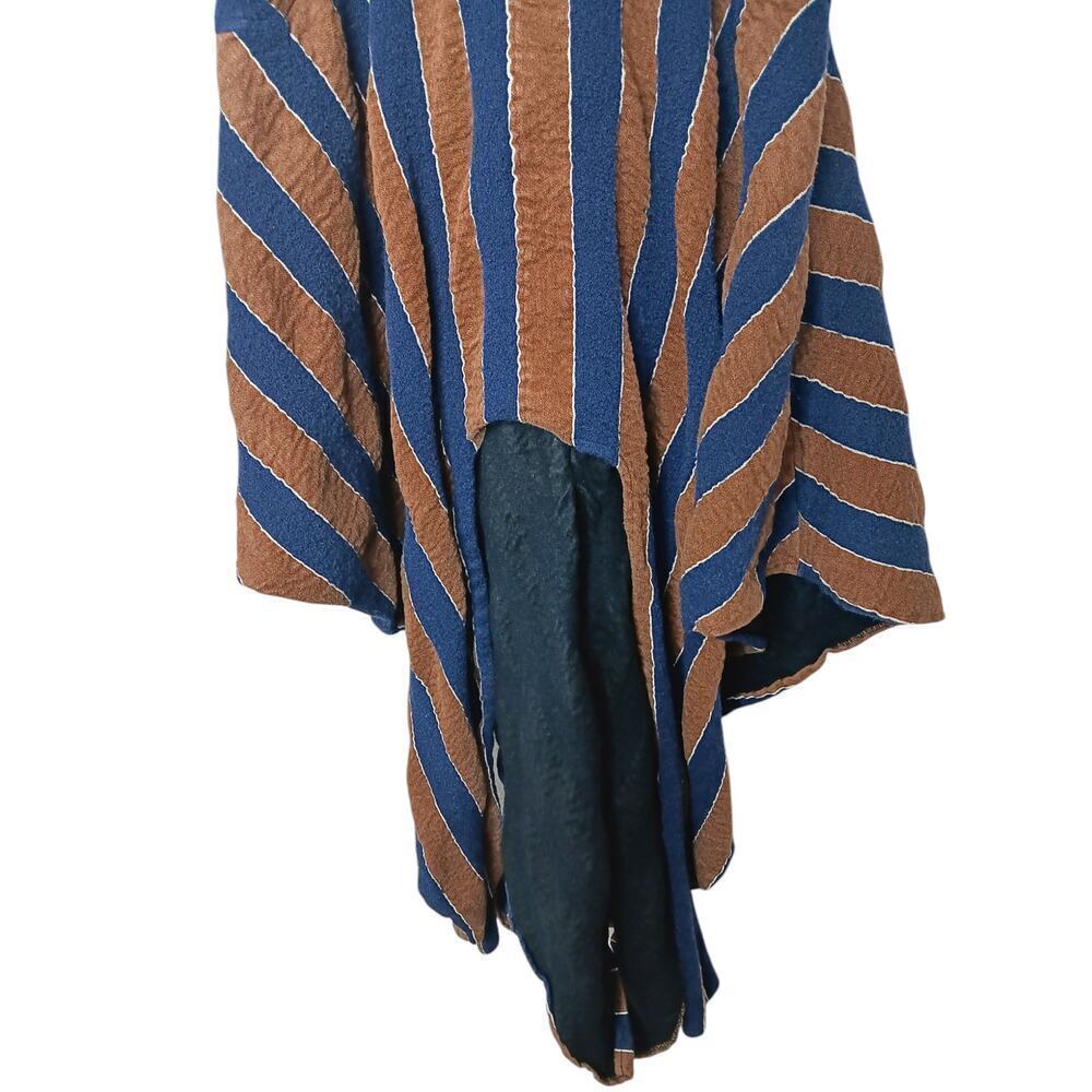 Esteban Cortazar Striped Open Back Dress SZ 42 - Picture 5 of 14